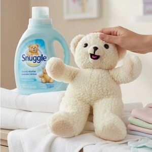 VINTAGE Snuggle Fabric Softener Bear Original Adorable Plush Toy Circa 1985